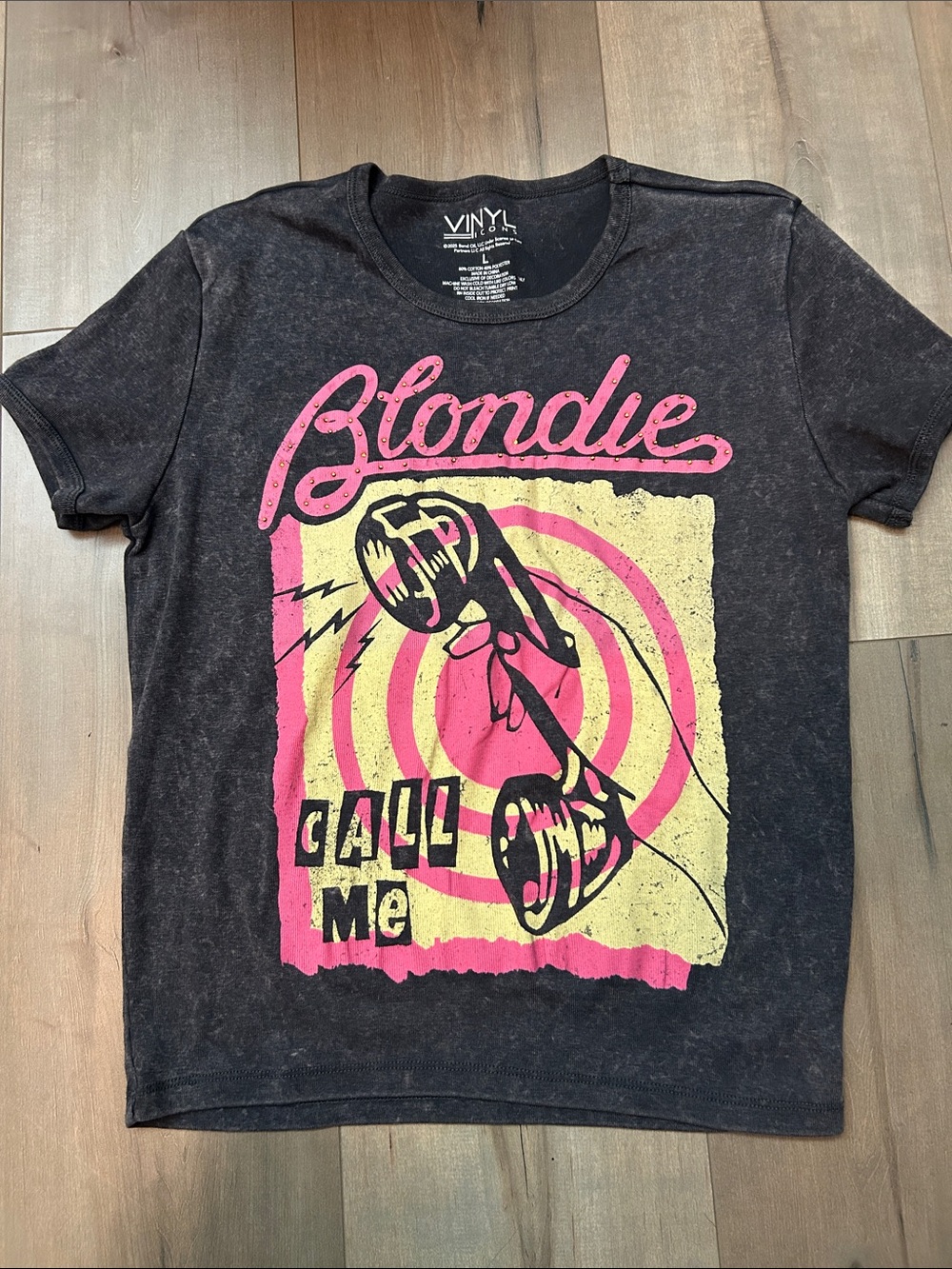 Vinyl Icons Blondie “Call Me” Graphic Band Tee – Large